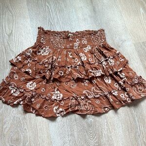 Aerie Brown skirt size small